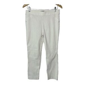 Liz Claiborne Striped Career Women’s 6 Emma Classic Pull On Ankle Pant